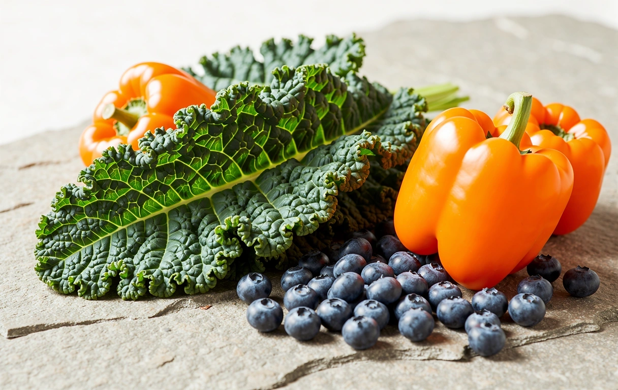 Aliments frais riches en antioxydants