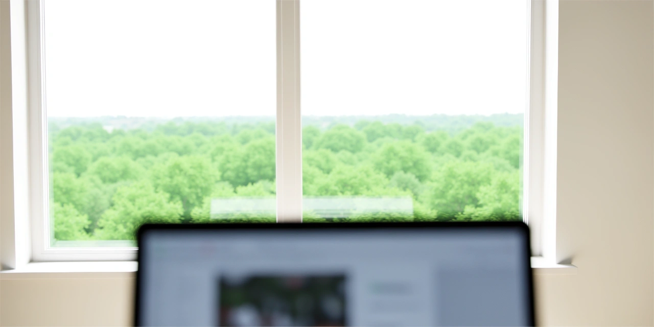 Vue sur l'horizon pour soulager la fatigue oculaire