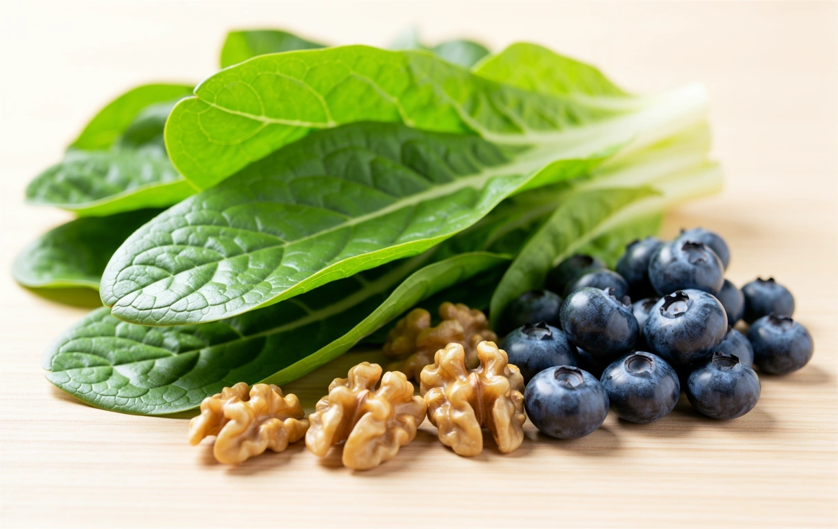 Ingrédients naturels riches en nutriments pour la vue